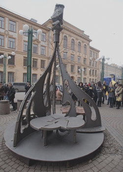 Памятник момент вдохновения в Питере